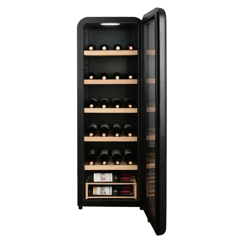 Weinkühlschrank 51 Flaschen Cavecool Retro Basalt CC156SB