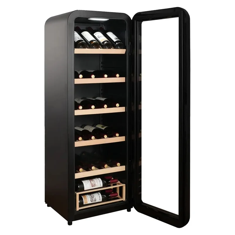 Weinkühlschrank 51 Flaschen Cavecool Retro Basalt CC156SB
