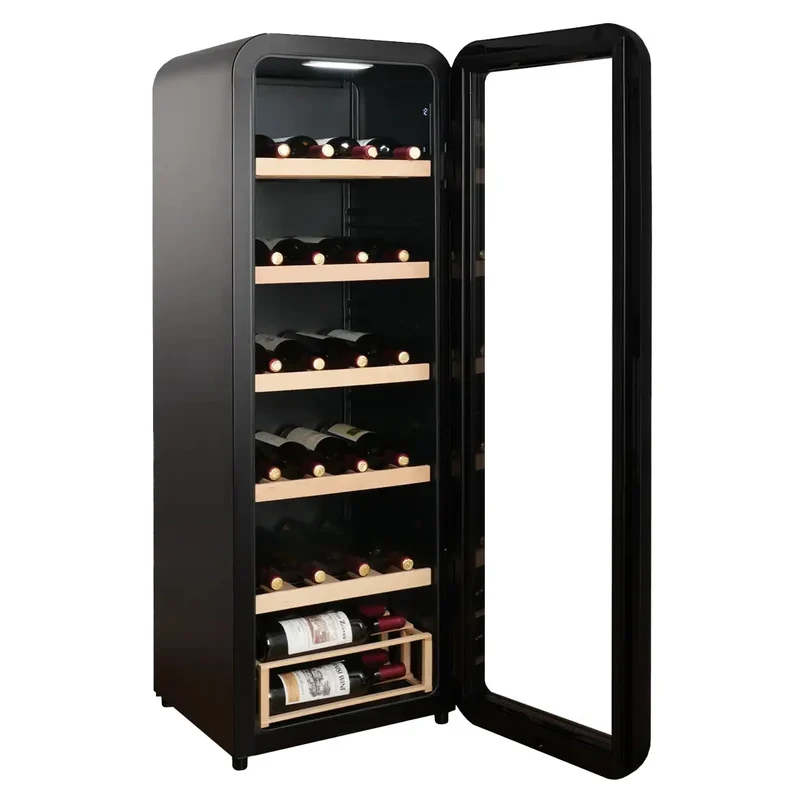 Weinkühlschrank 51 Flaschen Cavecool Retro Basalt CC156SB
