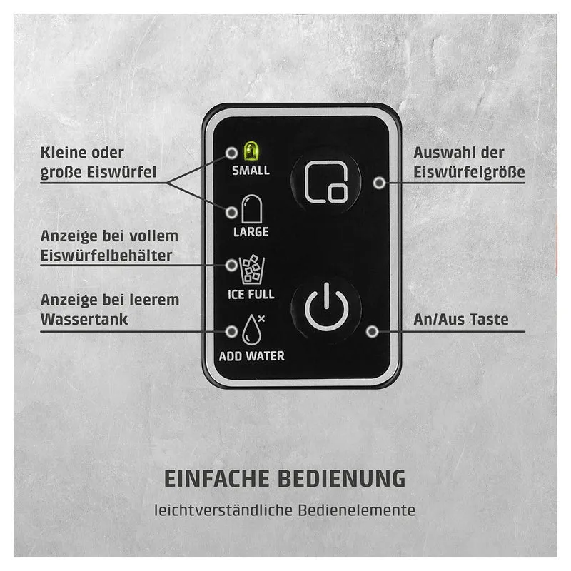 Eiswürfelbereiter Caso IceChef Compact