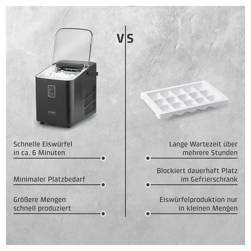 Eiswürfelbereiter Caso IceChef Compact