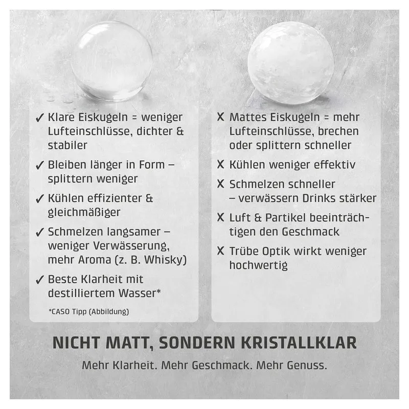 Eiskugelbereiter Caso IceBall Pro