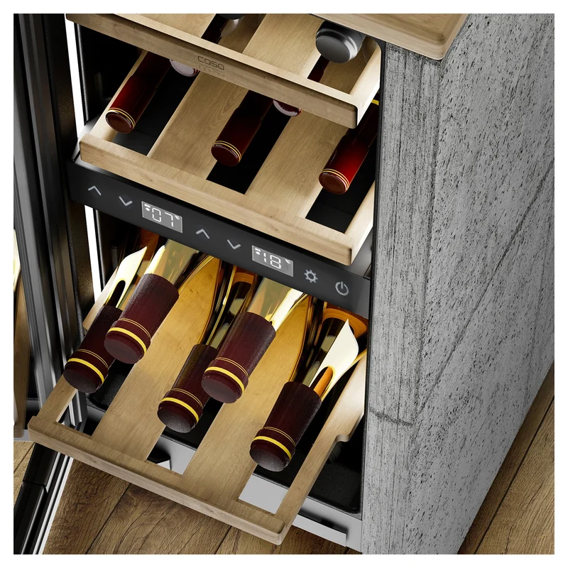 Weinkühlschrank 18 Flaschen Caso WineDeluxe WDU 18