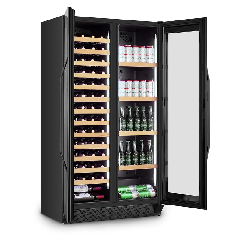 Weinkühlschrank 122 Flaschen Caso WineChef Duo 122 Black