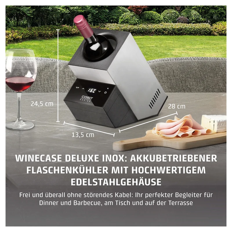 Flaschenkühler Caso WineCase Deluxe Inox