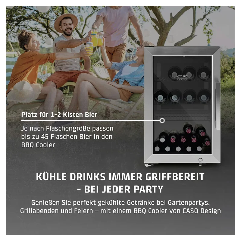 Getränkekühlschrank Caso Barbecue Cooler Deluxe L Smart