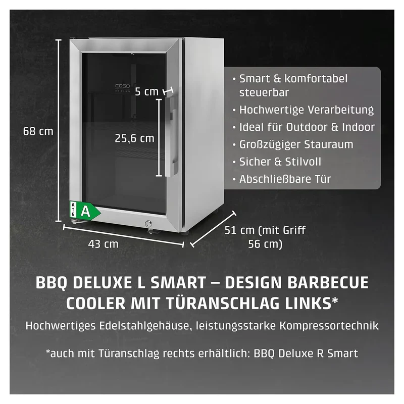 Getränkekühlschrank Caso Barbecue Cooler Deluxe L Smart