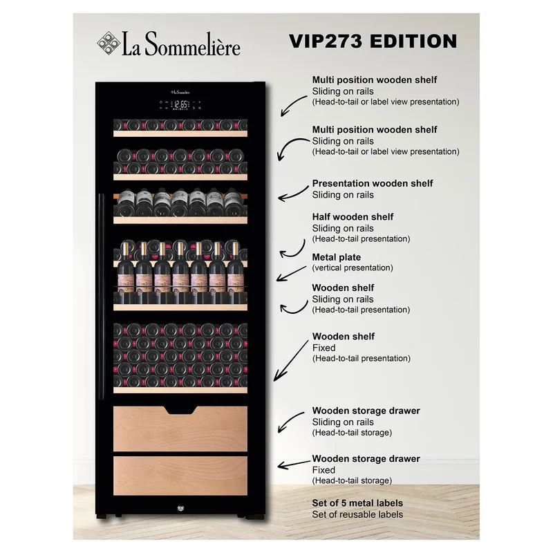 Weinkühlschrank 273 Flaschen La Sommelière VIP273 EDITION