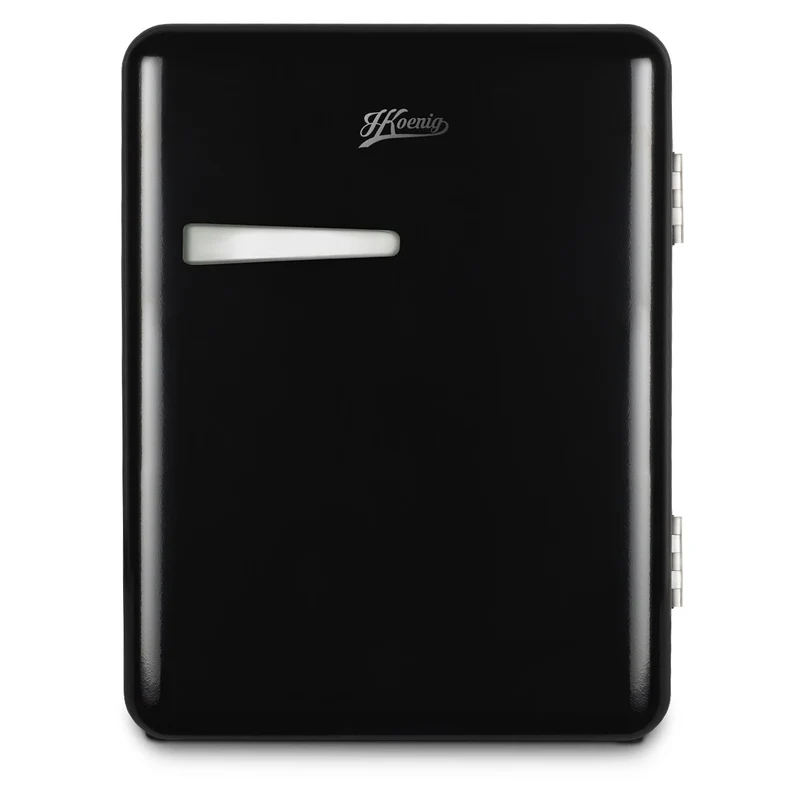 Retro Mini Kühlschrank H.Koenig TOAD9 schwarz