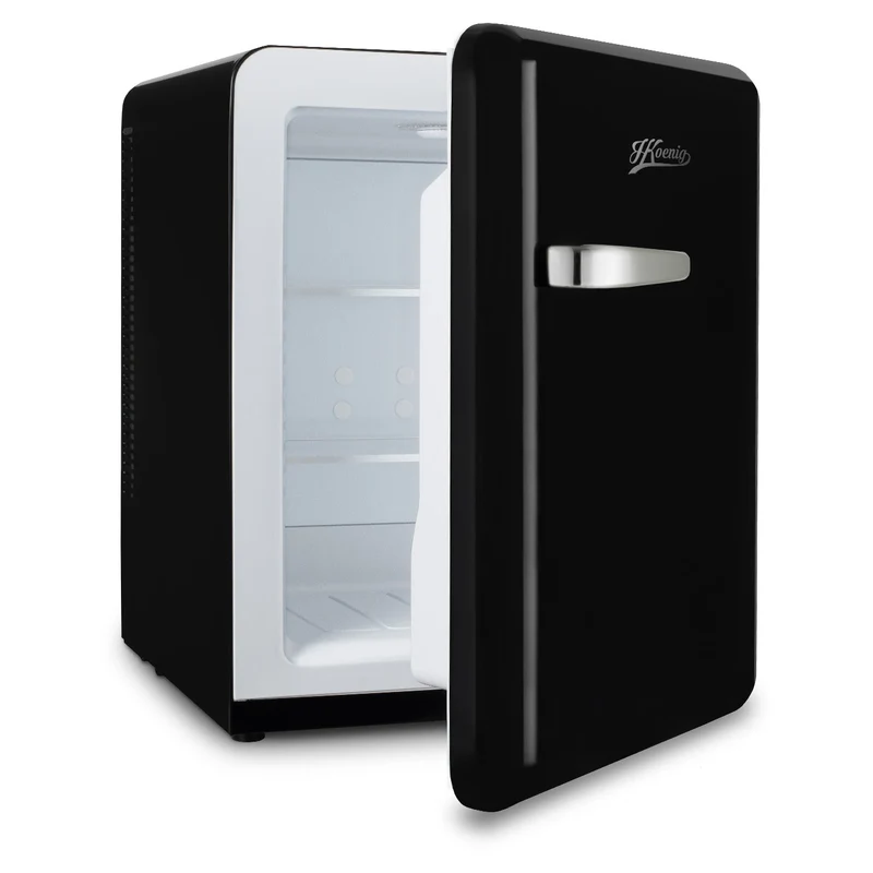 Retro Mini Kühlschrank H.Koenig TOAD9 schwarz