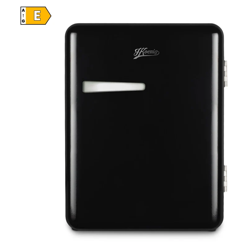 Retro Mini Kühlschrank H.Koenig TOAD9 schwarz