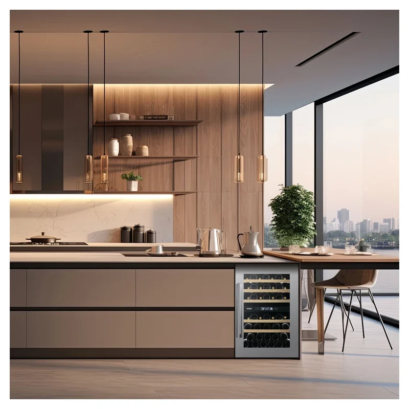 Weinkühlschrank 44 Flaschen Dunavox Spirit-44 Stainless