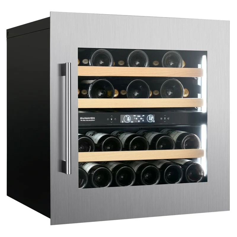 Weinkühlschrank 25 Flaschen Dunavox Spirit-25 Stainless