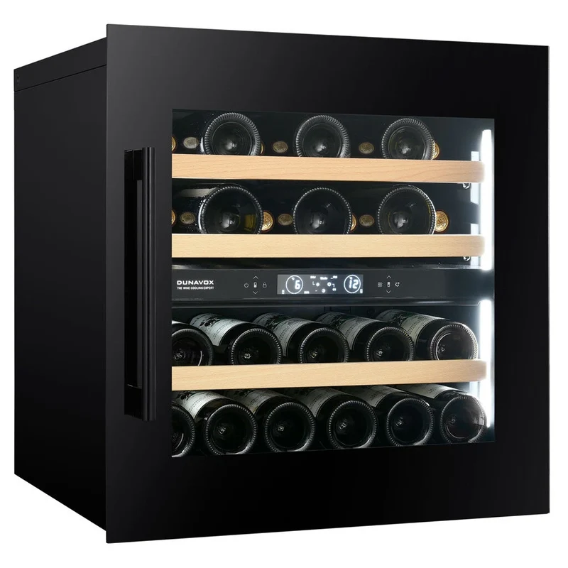Weinkühlschrank 25 Flaschen Dunavox Spirit-25 Black