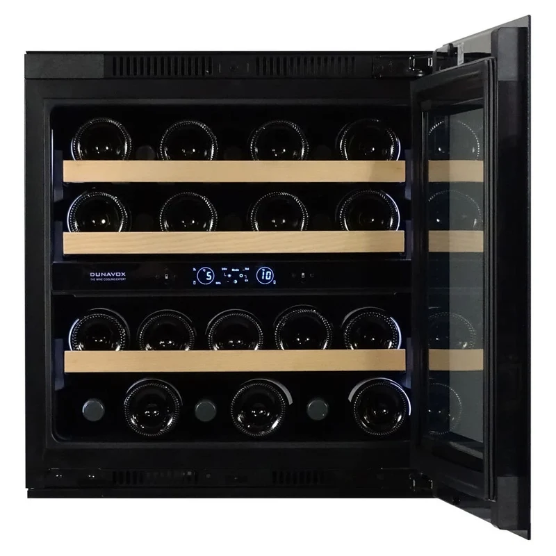 Weinkühlschrank 25 Flaschen Dunavox Spirit-25 Black