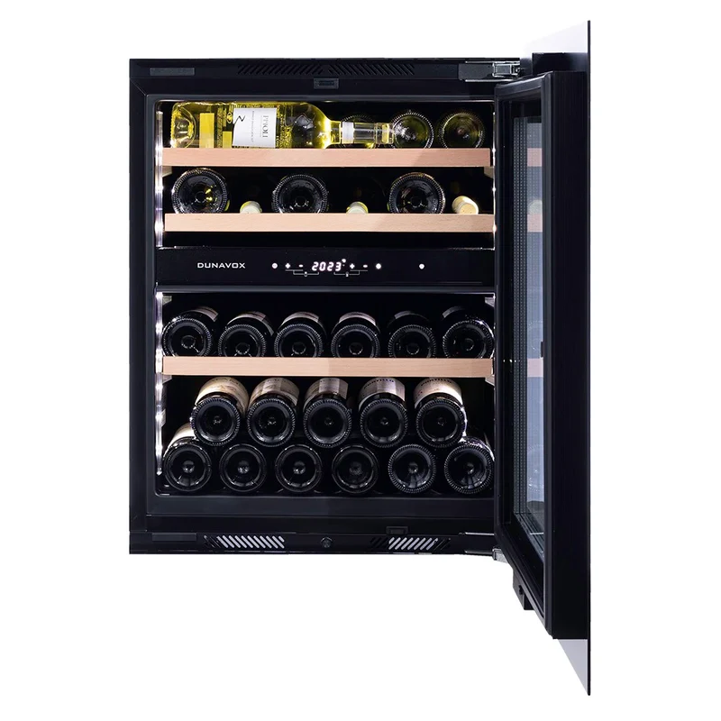 Weinkühlschrank 32 Flaschen Dunavox Horizon-32.TO Black