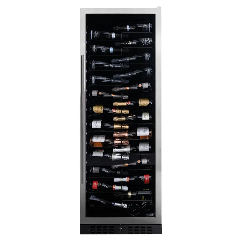 Champagnerkühlschrank 143 Flaschen Dunavox Sera-143 Stainless
