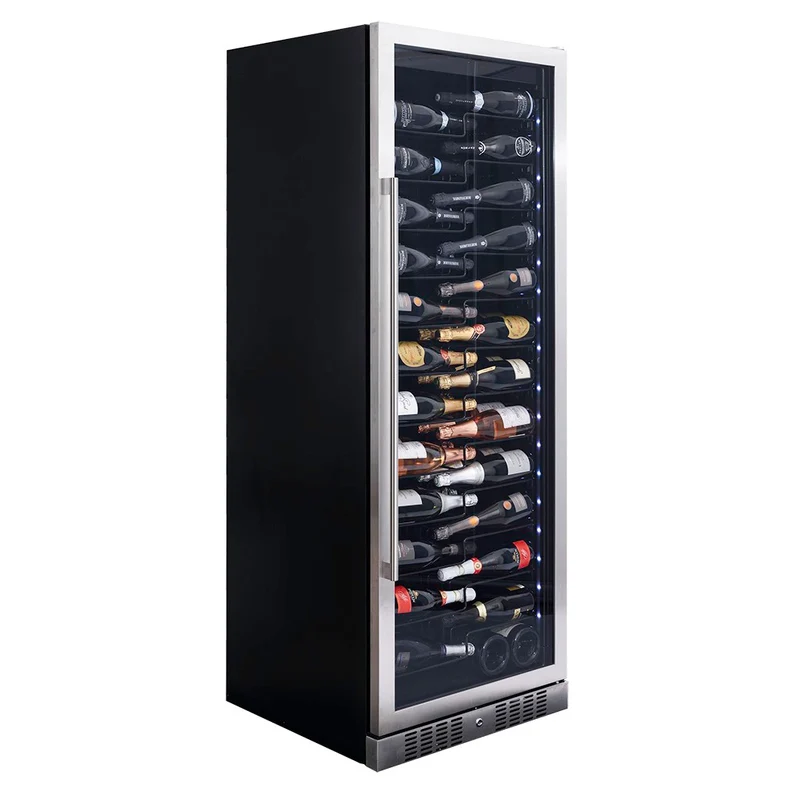 Champagnerkühlschrank 143 Flaschen Dunavox Sera-143 Stainless