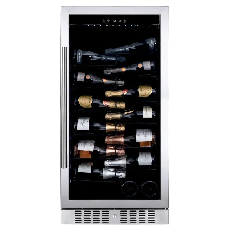 Champagnerkühlschrank 70 Flaschen Dunavox Sera-70 Stainless