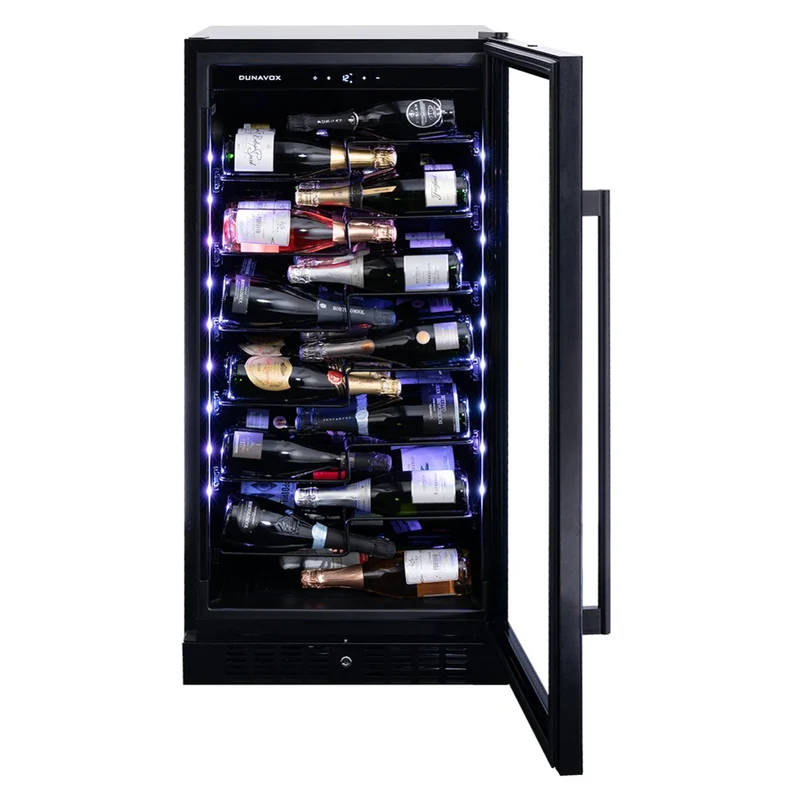 Champagnerkühlschrank 70 Flaschen Dunavox Sera-70 Black
