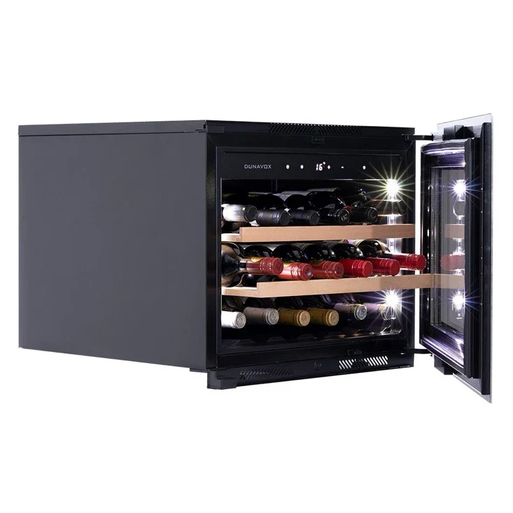 Weinkühlschrank 18 Flaschen Dunavox Glance-18 Stainless