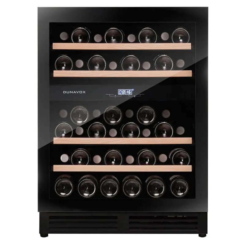 Weinkühlschrank 45 Flaschen Dunavox Flow-45 Black