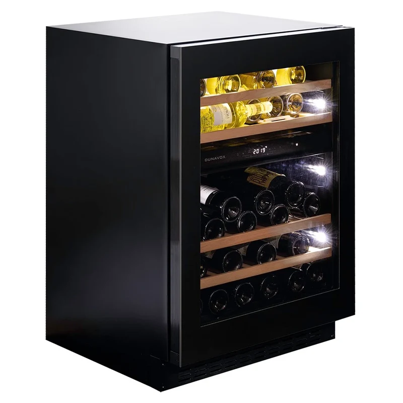 Weinkühlschrank 45 Flaschen Dunavox Flow-45 Black