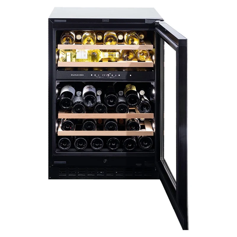 Weinkühlschrank 45 Flaschen Dunavox Flow-45 Black