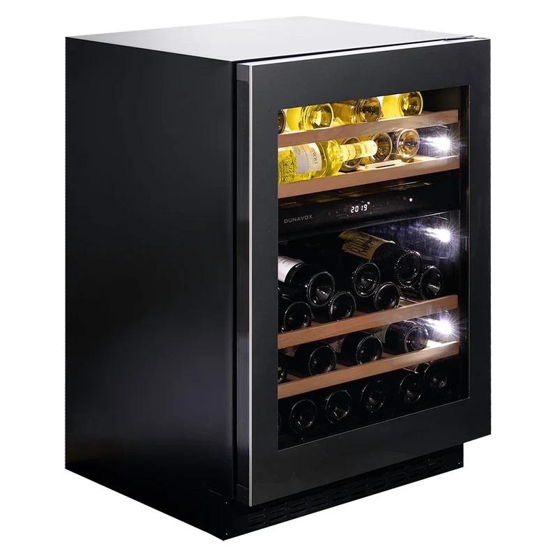 Weinkühlschrank 45 Flaschen Dunavox Flow-45 Black