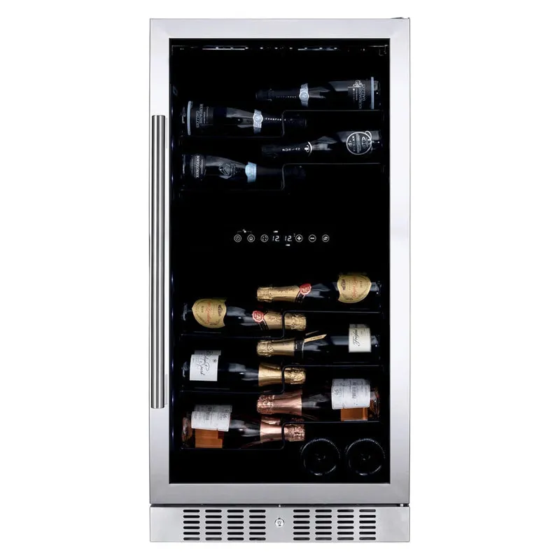 Champagnerkühlschrank 58 Flaschen Dunavox Sera-58 Stainless