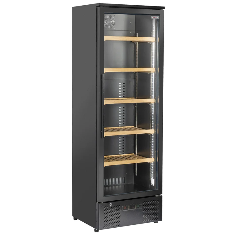 Profi Weinkühlschrank für 154 Flaschen , 1 Temperaturzone , Glastür, WR-CWP1-38