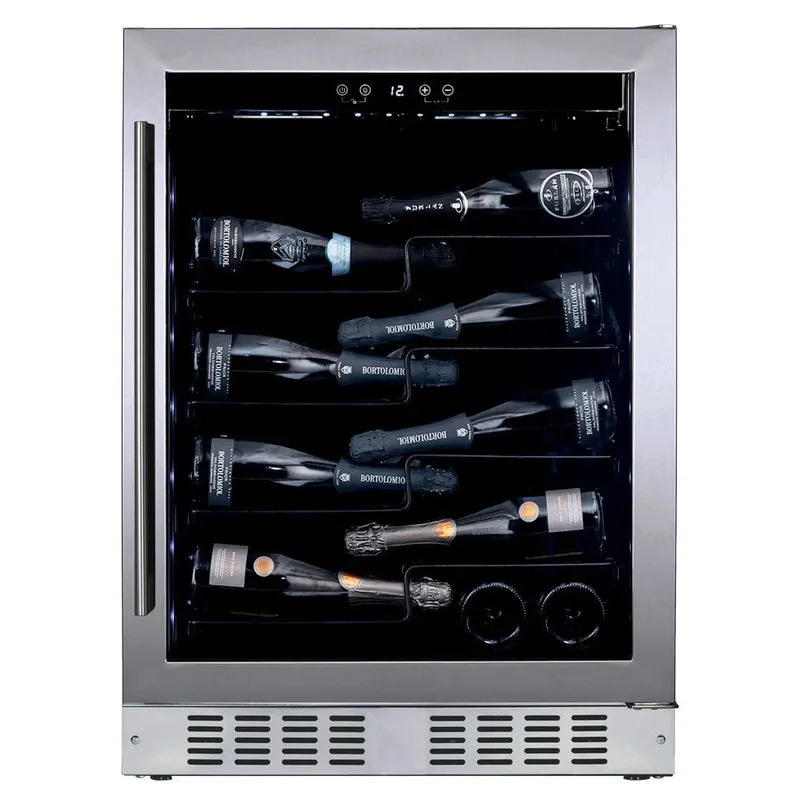 Champagnerkühlschrank 40 Flaschen Dunavox Sera-40 Stainless