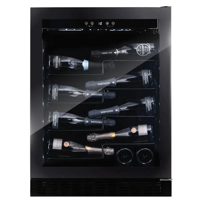 Champagnerkühlschrank 40 Flaschen Dunavox Sera-40 Black