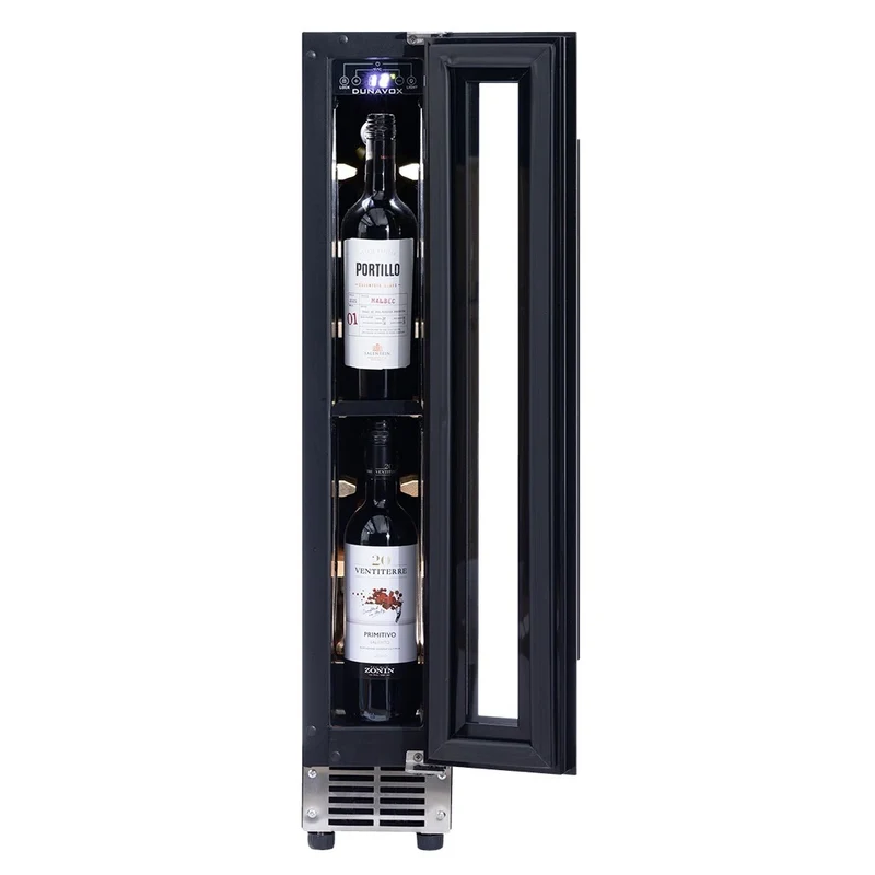 Weinkühlschrank 9 Flaschen Dunavox Flow-9 Stainless
