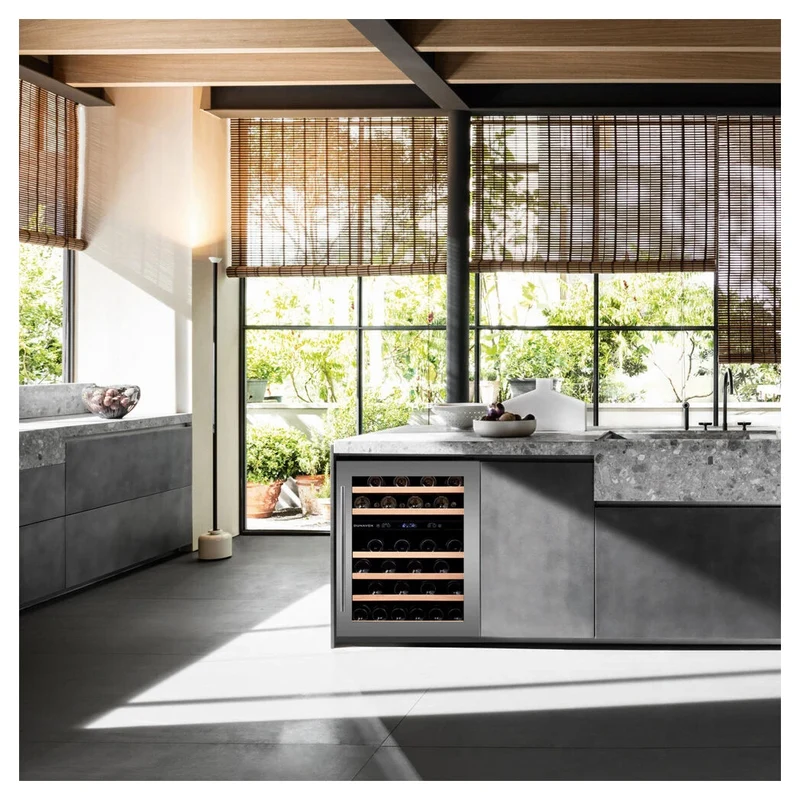 Weinkühlschrank 46 Flaschen Dunavox Flow-46D Stainless