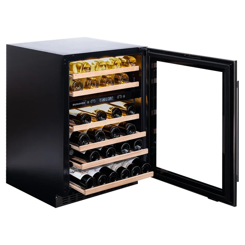 Weinkühlschrank 46 Flaschen Dunavox Flow-46D Stainless