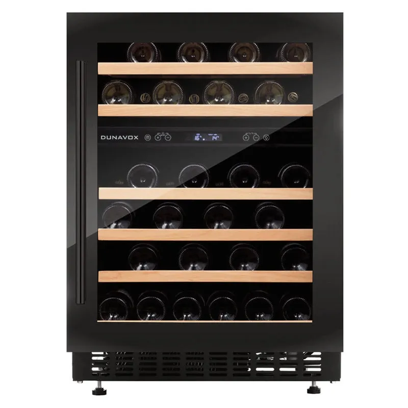 Weinkühlschrank 46 Flaschen Dunavox Flow-46D Black