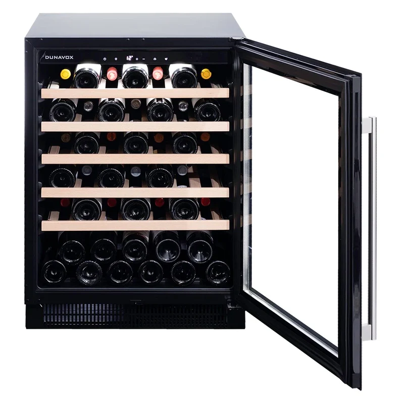 Weinkühlschrank 46 Flaschen Dunavox Flow-46 Black