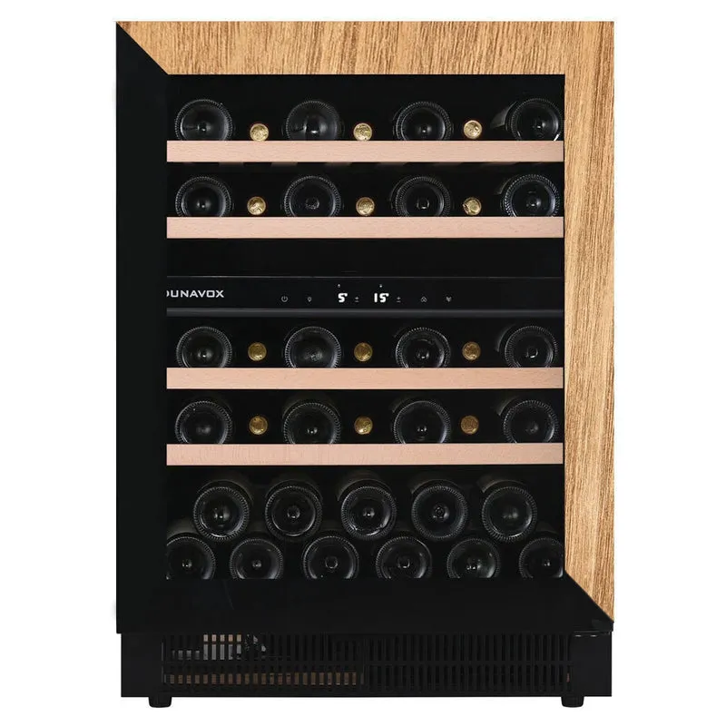 Weinkühlschrank 35 Flaschen Dunavox Flow-39.OP Panel Ready