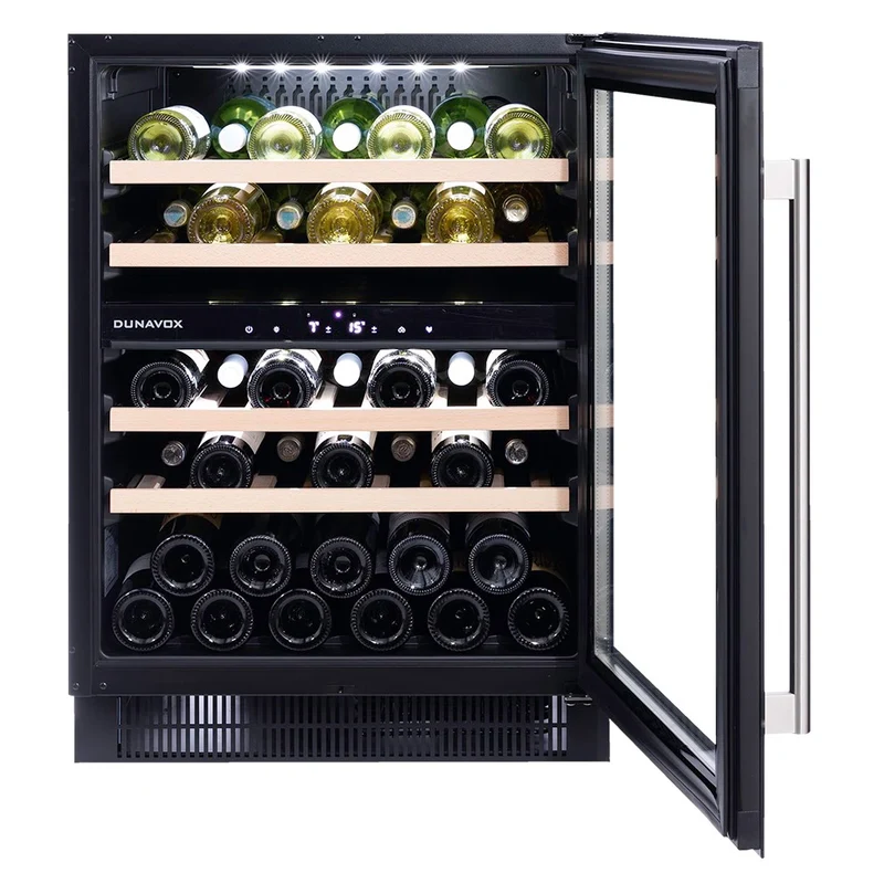 Weinkühlschrank 39 Flaschen Dunavox Flow-39 Black