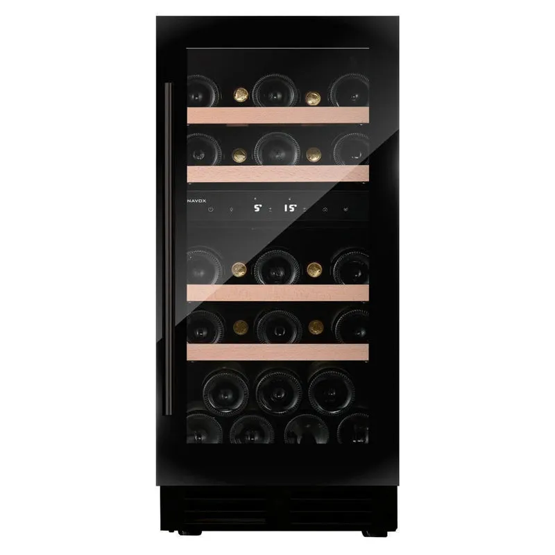 Weinkühlschrank 32 Flaschen Dunavox Flow-32D Black