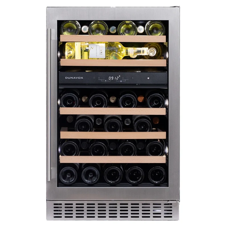 Weinkühlschrank 38 Flaschen Dunavox Flow-38 Stainless