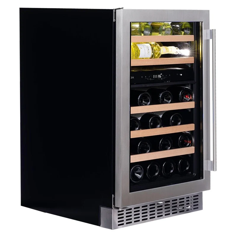 Weinkühlschrank 38 Flaschen Dunavox Flow-38 Stainless