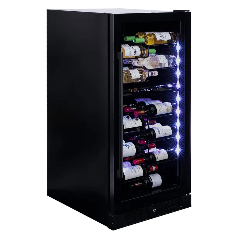 Champagnerkühlschrank 58 Flaschen Dunavox Sera-58 Black