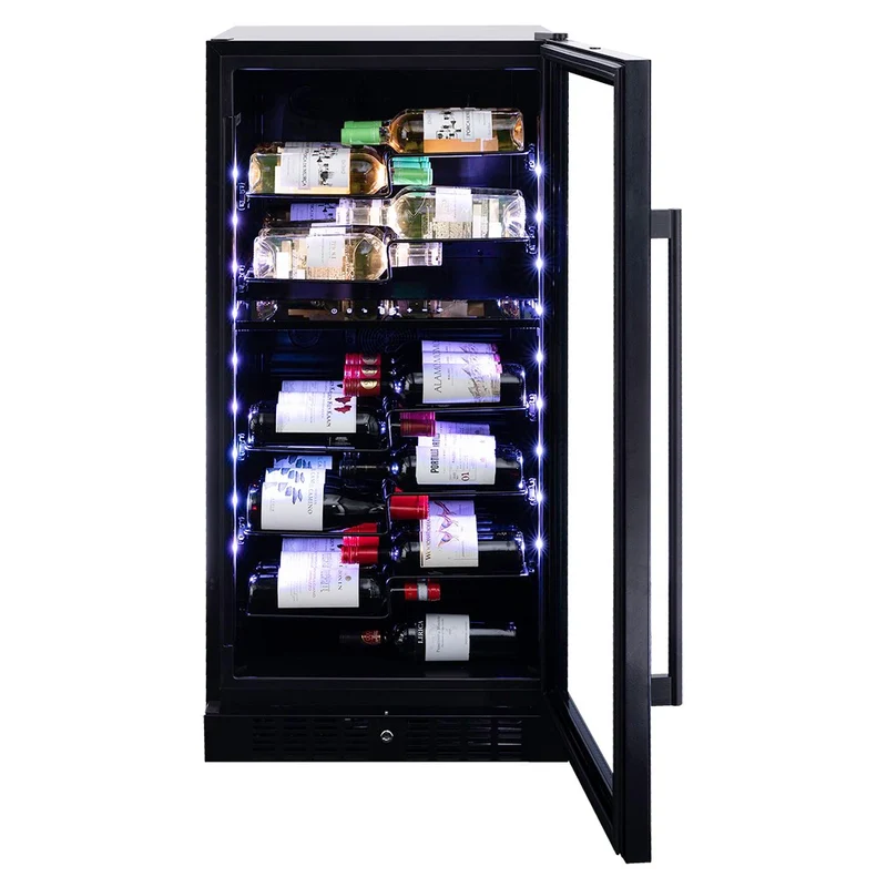 Champagnerkühlschrank 58 Flaschen Dunavox Sera-58 Black