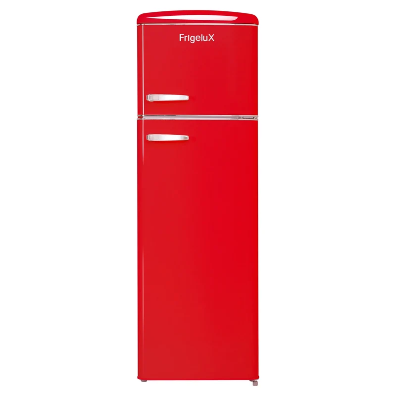 Retro Kühl-Gefrierkombination Frigelux RFDP246RRD rot