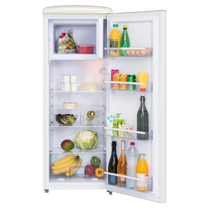 Retro Kühlschrank Frigelux RF218RCD creme