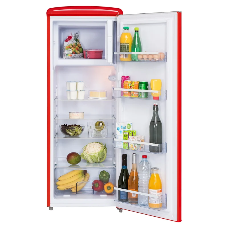 Retro Kühlschrank Frigelux RF218RRD rot