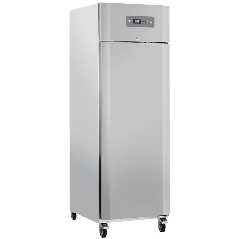 Profi Tiefkühlschrank 600 L , Edelstahl , GN 2/1 , Umluft, WR-GN06-1B