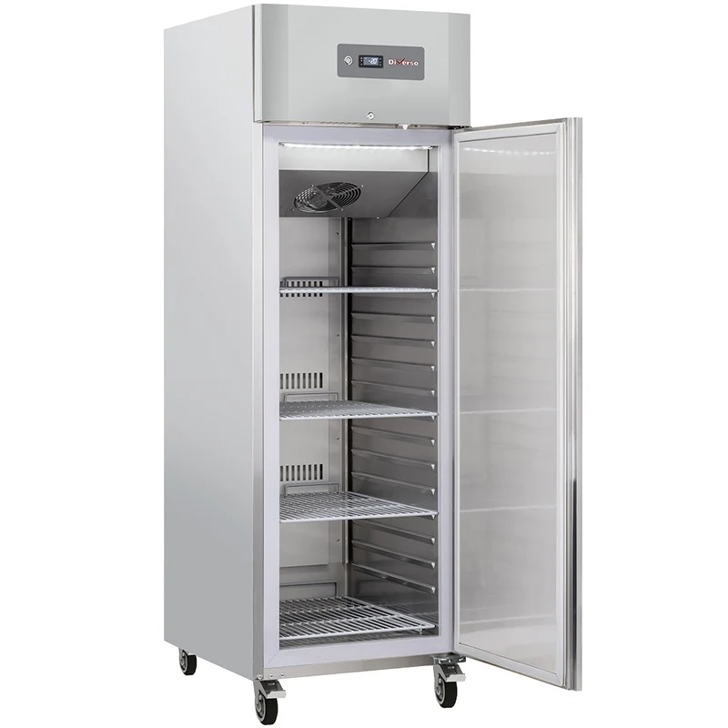 Profi Tiefkühlschrank 600 L , Edelstahl , GN 2/1 , Umluft, WR-GN06-1B
